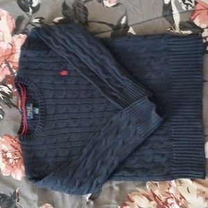 Boy's Polo Ralph Lauren Cable Knit Sweater size 7